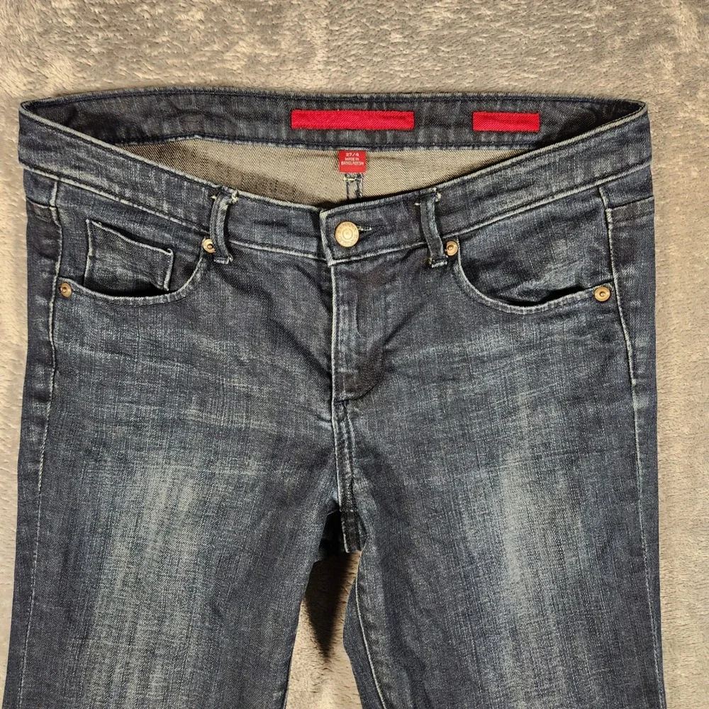 Banana Republic Bootcut Jeans‎ Men 27/4 Dark Wash Good Denim Pants 740082-00